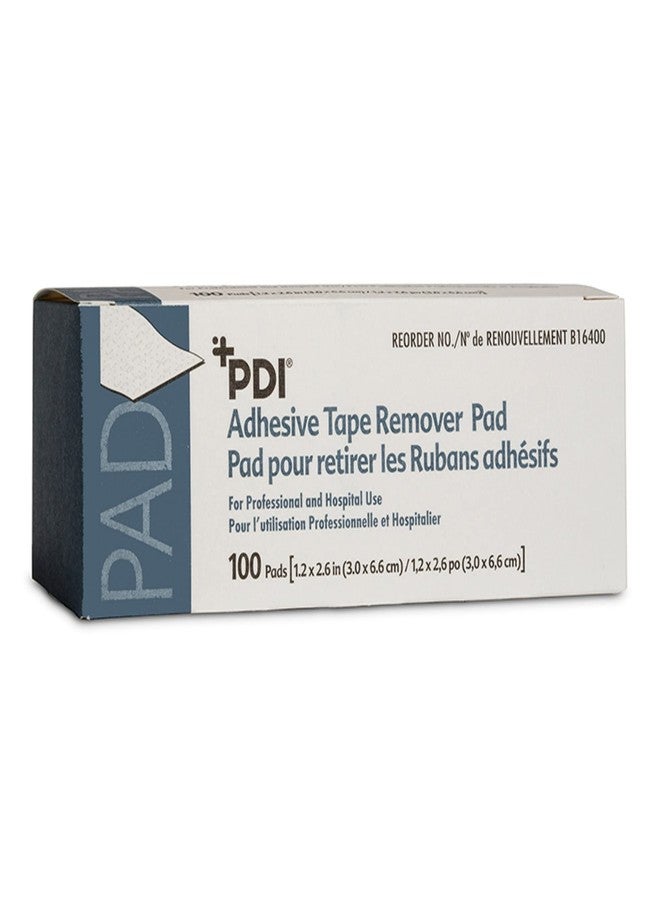 PDI Healthcare B16400 Adhesive Tape Remover Pad, 1.25" x 2.625" Size (Pack of 100) - Image 2